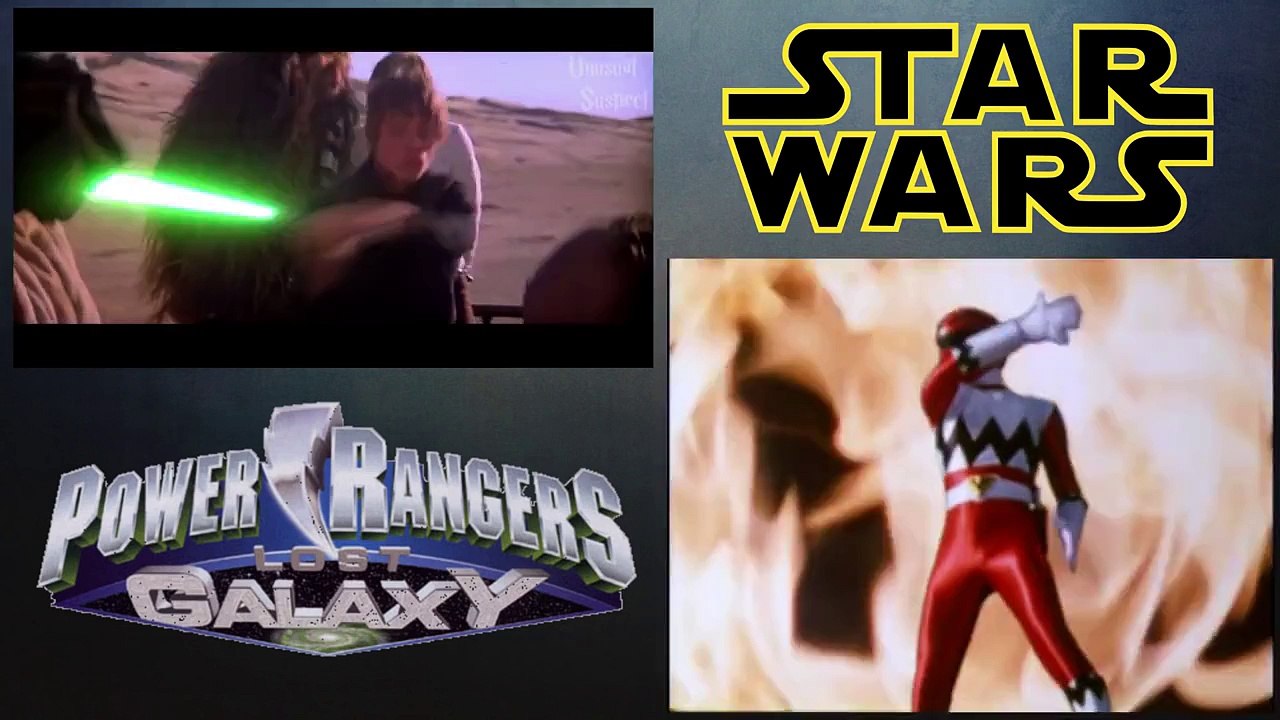 Star Wars (Power Rangers: Lost Galaxy Style!) [Comparison Video]