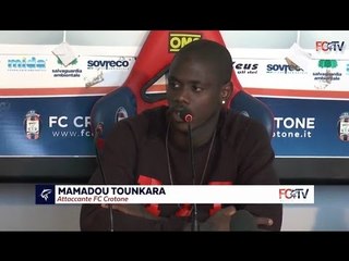 Verso #CrotoneNovara, Tounkara in conferenza