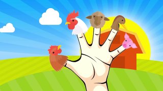 Finger Family Song   Farm Animals   Surprise Eggs Animation Nursery Rhymes for Children Toddlers