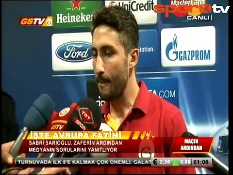 Sabri Sarıoğlu: Kendimi bir anda sahada buldum