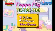 Peppa Pig Tic Tac Toe. Свинка Пеппа - Игра в крестики нолики. Смотреть  прохождение игры