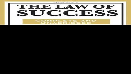 The Law of Success In Sixteen Lessons by Napoleon Hill-OUT