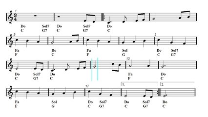 Violin - Christmas song - The First Noel (Sheet music - Guitar chords)