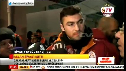 Burak'tan Sivas tribünlerine: "Herkes kendine baksın..."