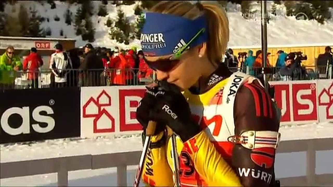 Magdalena Neuner - 26th World Cup win - Hochfilzen Sprint, Dec 2011