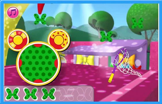 Mickey Mouse Clubhouse Minnies Flutterin Butterfly Bow Game Fun Baby Video