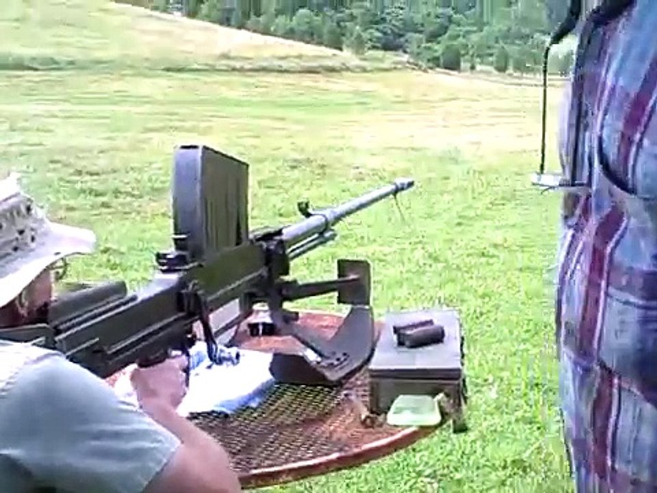 Fireing the 20mm lahti  Anti tank gun