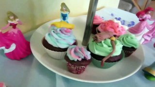 Let's Make Disney Princess Cupcakes - Part 1  (no Disney music)