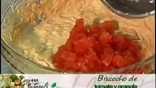 Bizcocho de Tomate y Granola - Chef Carlos Otero