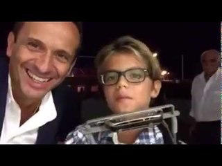 Nicholas Palmarini a Veglie con Uccio De Santis di Mudù