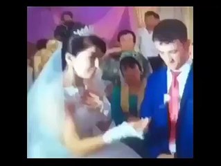 Gelinin Şakasına Dayanamayan Damat
