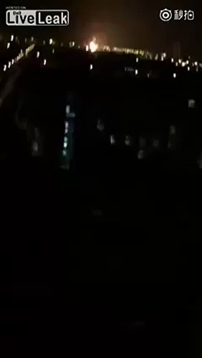 Çin'de Meydana Gelen Devasa Patlama