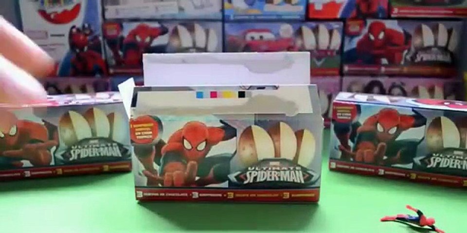 El Hombre Araña Huevitos Kinder Sorpresa - Huevo Kinder del Hombre Araña Spiderman