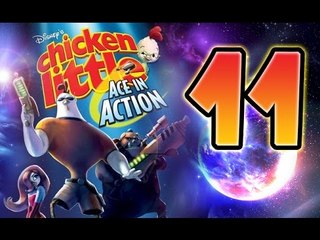 Chicken Little Ace in Action Walkthrough Part 11 (Wii, PS2) Saturn Mission 5