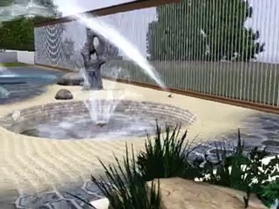 The Sims 3 Japanese Modern Home บ้านญี่ปุ่น ลูกผสม part 2.avi