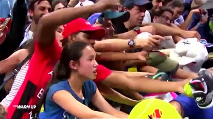 US Open: Roger Federer sauve un garçon de la foule