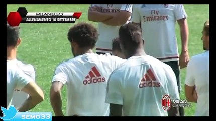 Milan training session 10.09.2015