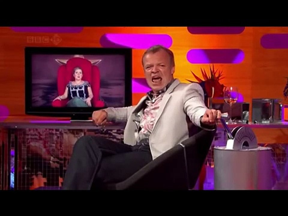 wacky story on red chair