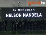 Anderlecht maçında Mandela'ya saygı duruşu