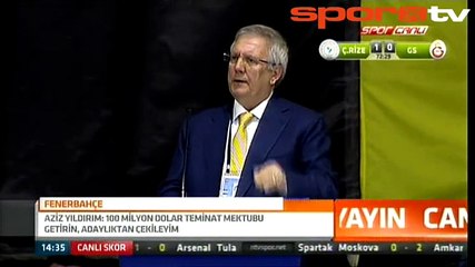Aziz Yıldırım'dan sert açıklamalar!