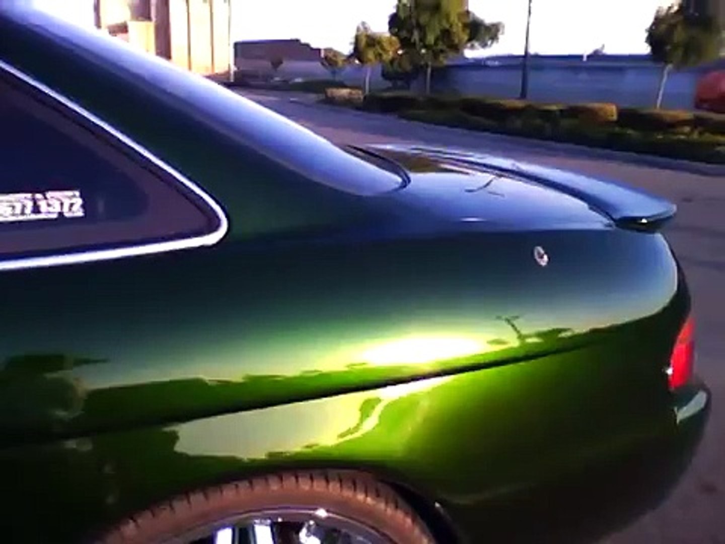 dark green paint job