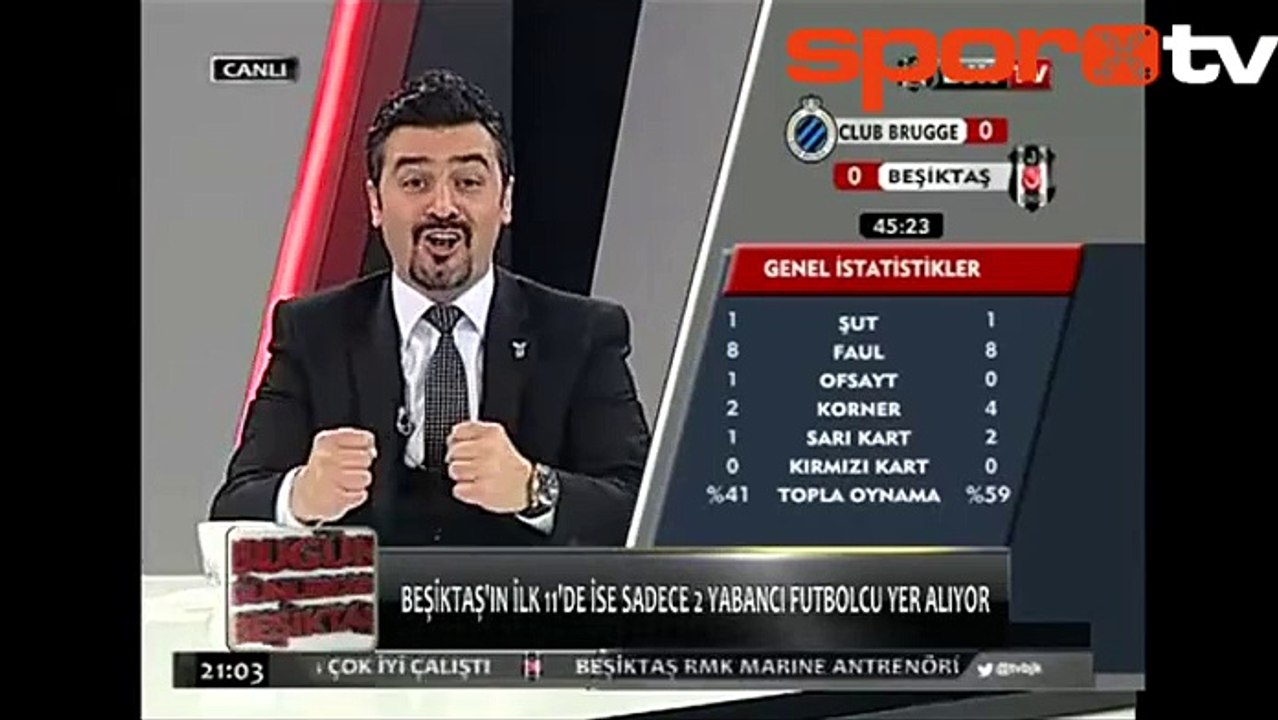 Gökhan Töre, BJK TV'yi de ayağa kaldırdı!...