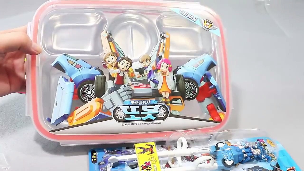 장난감 변신 자동차 또봇 디자인 식기 식판 캐릭터 젓가락 세트등 동영상 Tobot 또봇 11기 12기 13기 14기 전체 차
