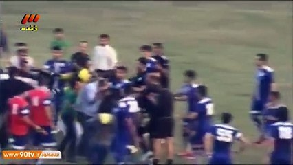 Kanoon Alominiom Arak- چاقو کشی‌ در فوتبال ایران