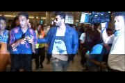 Arjun Kapoor and Jacqueline Fernandez at Mumbai Airport returning back from IIFA Awards 2015