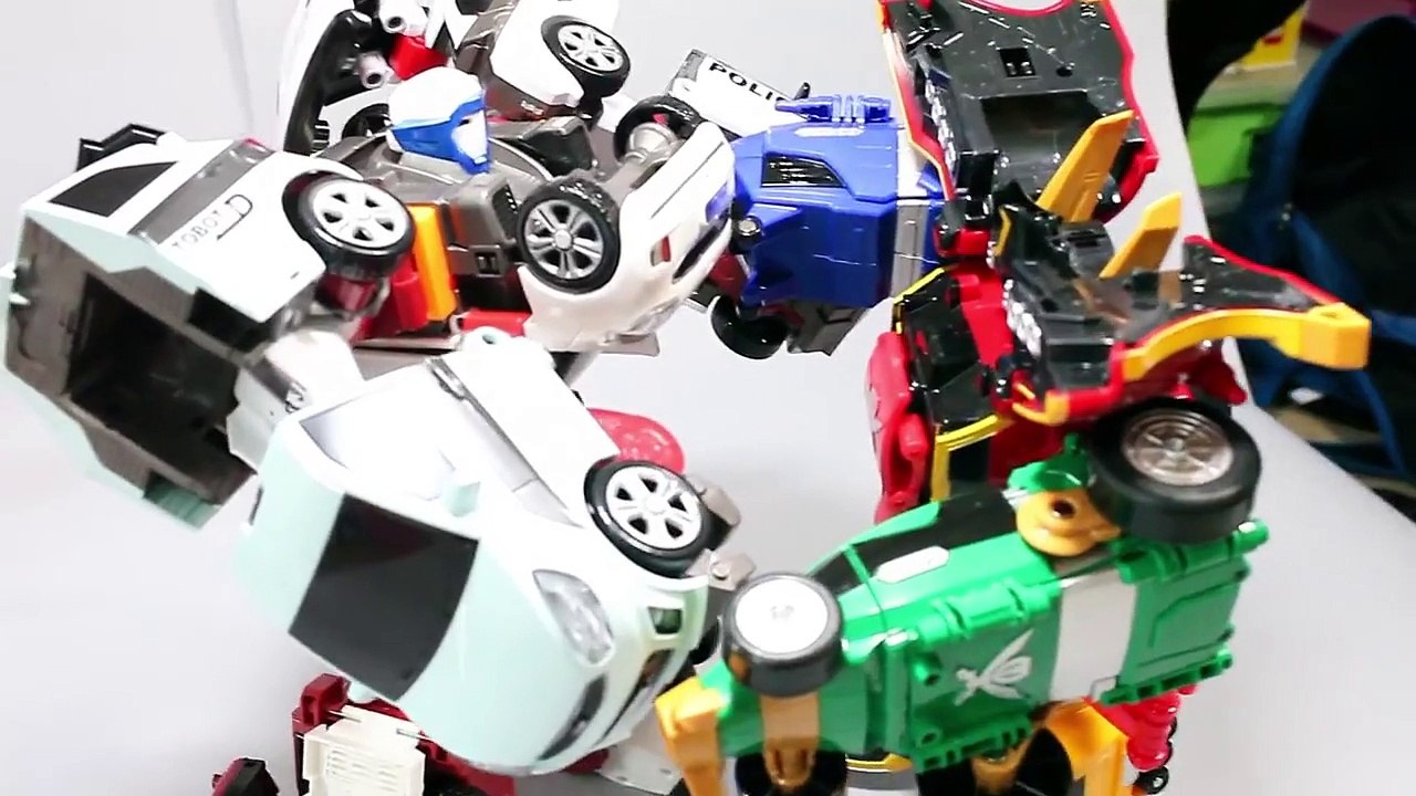 또봇 쿼트란 vs 파워레인저 캡틴포스 dx 캡틴킹 변신 로봇 만화 장난감 동영상 ロボット 玩具 おもちゃ Игрушки Tobot Robot Car Toys 14기 차