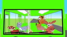 Wheels On The Bus   Animal Family   Nursery Rhymes   Songs for Children by Animated Surprise Eggs