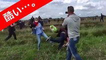 難民の子供蹴る＝テレビ女性カメラマン解雇―ハンガリー Petra Laszlo ペトラ・ラースロー