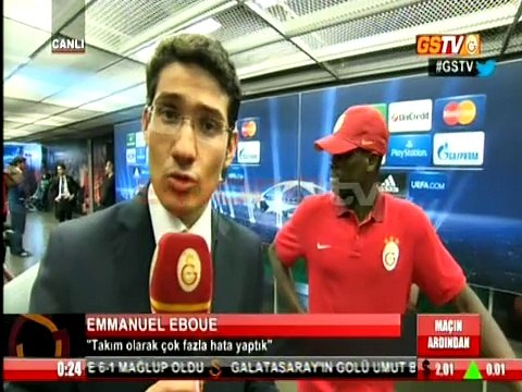 Emmanuel Eboue: Takım olarak çok fazla hata yaptık