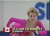 Elizabeth Manley (CAN) - 1988 Worlds, Ladies' Long Program