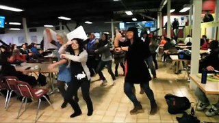 VIU flash mob in the cafeteria (short version) - Vancouver Island University