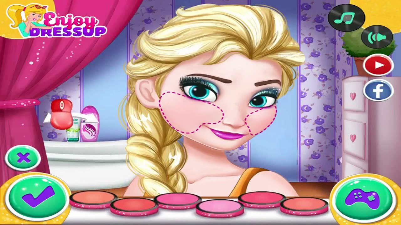 ✿ Frozen Elsa And Rapunzel College Girls Full Game Episode ~Cartoons,Games,Nursery Rhymes~