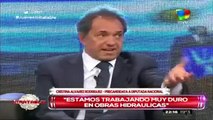 Scioli y Montoya en Intratables sobre las inundaciones