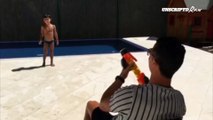 Cristiano Ronaldo enjoying last days of summer with Cristiano Jr