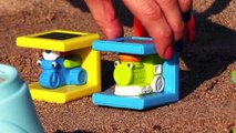 SEASIDE PUZZLE! Robocar Poli Learn to Count Smart Cars Demo - Hide & Seek Surprise Eggs! [ 로보 카 폴리 ]