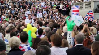 Trafalgar Square rally: Let's stick together, Scotland