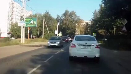 car hit the girl or girl hit the car