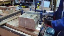 Making a coffee table with oak beams