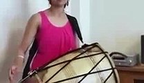 Punjabi girl dhol remix amazing remix