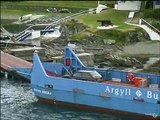 Port Askaig Islay, the Lifeboat, Jura Ferry and Hazel Ann fishing boat.