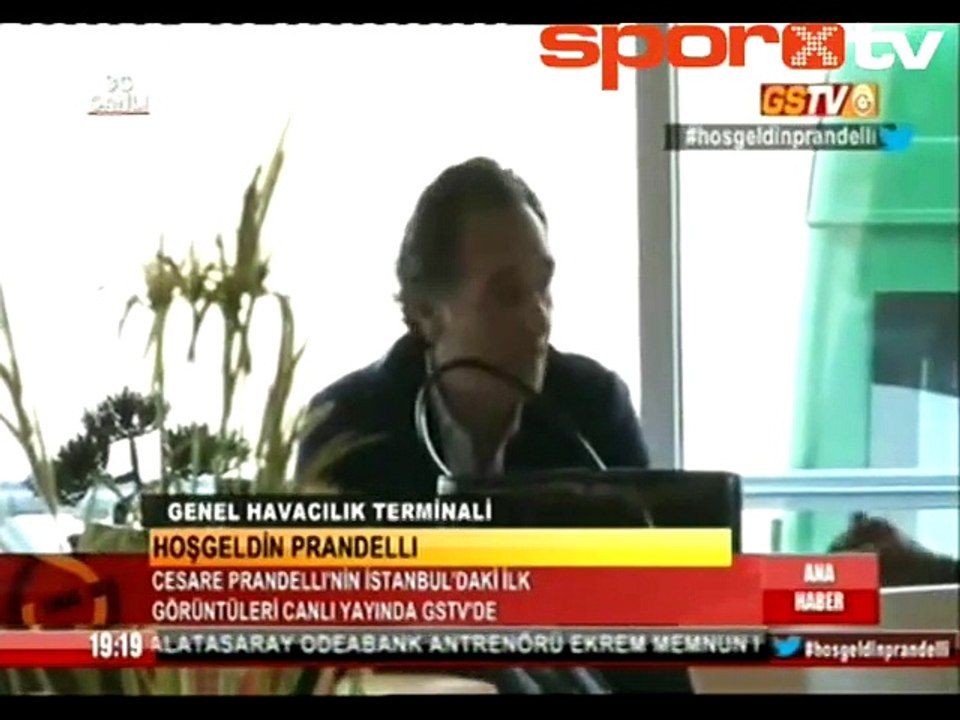 Prandelli İstanbul'da!