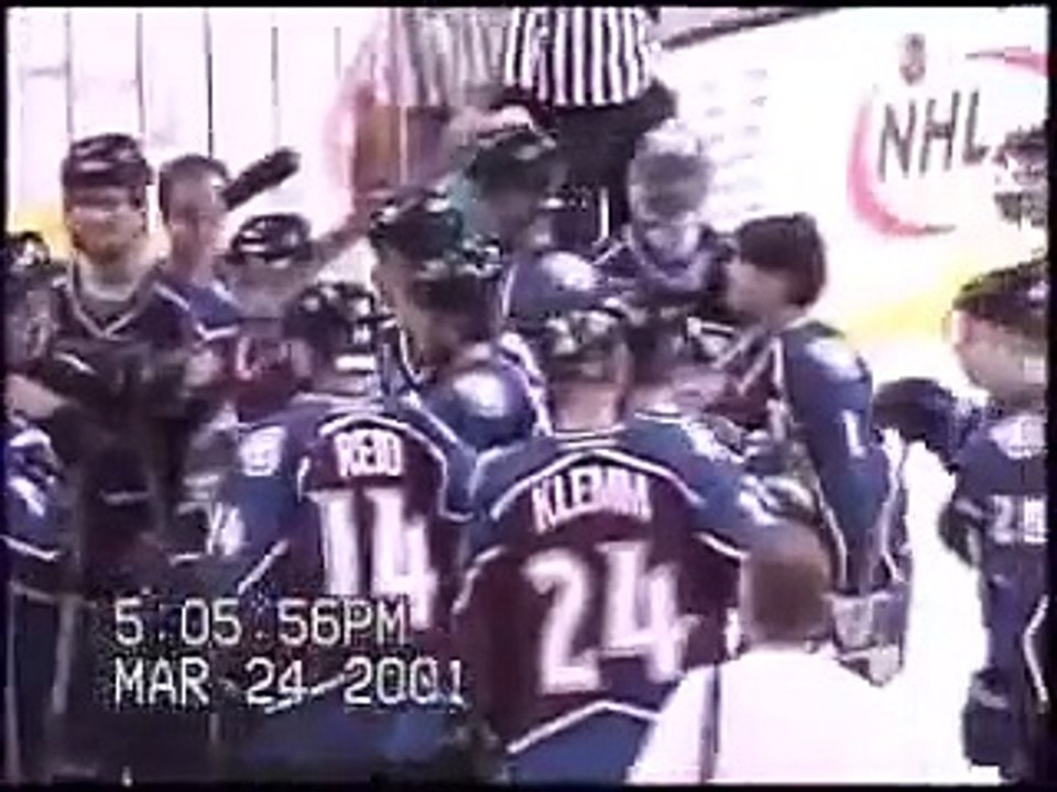 Ray Bourque back in Boston 3/24/01