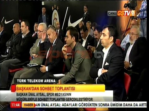 Ünal Aysal, spor medyasının müdürleriyle bir araya geldi!