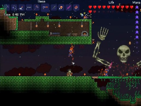 Terraria - Skeletron Plus Blood Moon Fail