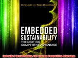 Embedded Sustainability: The Next Big Competitive Advantage Download Books Free
