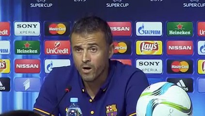 Luis Enrique: "Maçın favorisi yok"